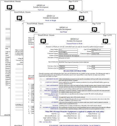sample permits